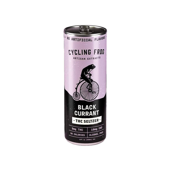 Cycling Frog THC Seltzer | 12oz | 5mg THC / 10mg CBD | 6ct Box - Kannabliss Exotics