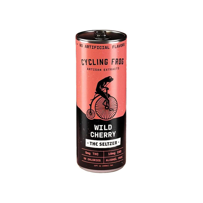 Cycling Frog THC Seltzer | 12oz | 5mg THC / 10mg CBD | 6ct Box - Kannabliss Exotics
