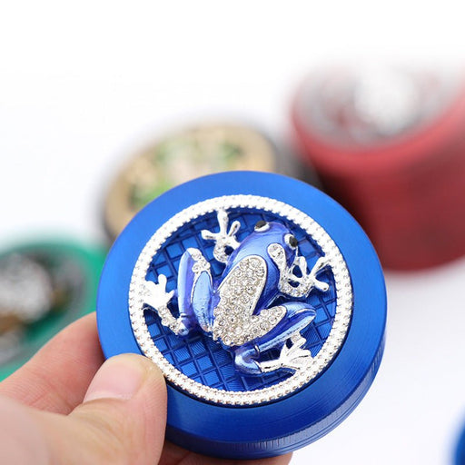 Diamond - studded smoke grinder - Kannabliss Exotics