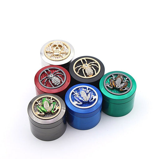 Diamond - studded smoke grinder - Kannabliss Exotics