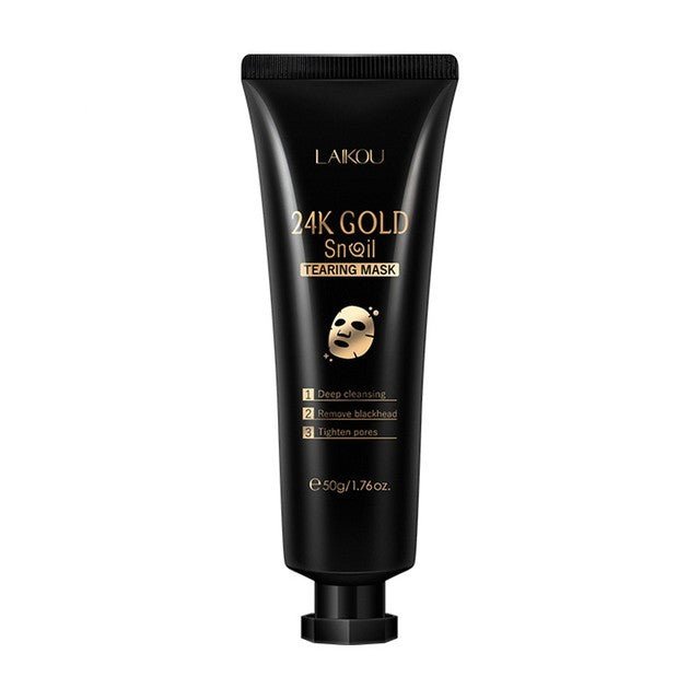 Gold Foil Snail Tear - Off Mask Hydrating - Kannabliss Exotics