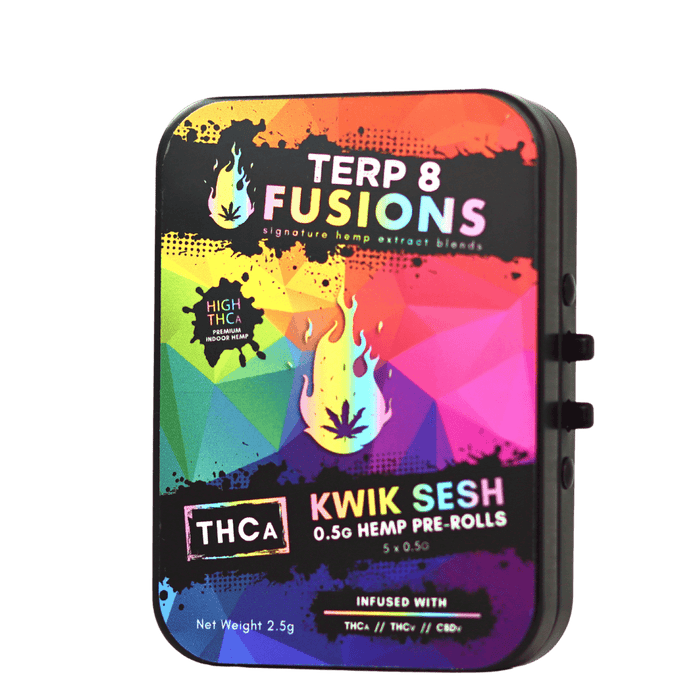 Kwik Sesh 0.5g THCa Pre - Rolls [5ct] | Terp 8 - Kannabliss Exotics