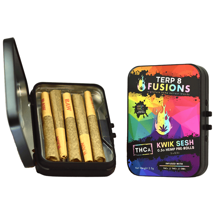 Kwik Sesh 0.5g THCa Pre - Rolls [5ct] | Terp 8 - Kannabliss Exotics