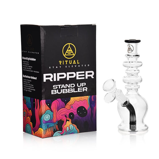 Ritual Smoke - Ripper Bubbler - Black - Kannabliss Exotics