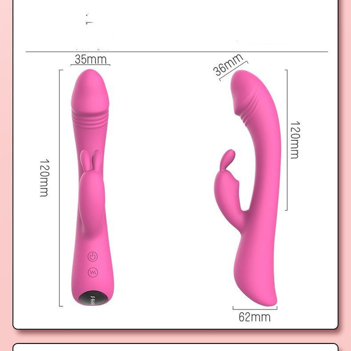 Rose Red Vibrating Spear Toys For Women - Kannabliss Exotics