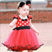 Sleeveless Vest Polka Dot Bow Princess Dress - Kannabliss Exotics