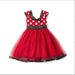 Sleeveless Vest Polka Dot Bow Princess Dress - Kannabliss Exotics