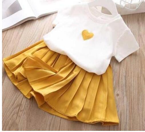 Summer Children Clothes Big Bow T - Shirt Shorts Clothing Set - Kannabliss Exotics