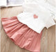 Summer Children Clothes Big Bow T - Shirt Shorts Clothing Set - Kannabliss Exotics