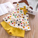 Summer Children Clothes Big Bow T - Shirt Shorts Clothing Set - Kannabliss Exotics
