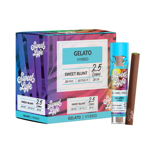 Sweet Blunt D8, HHC, THC - P - Gelato (Hybrid) - Kannabliss Exotics