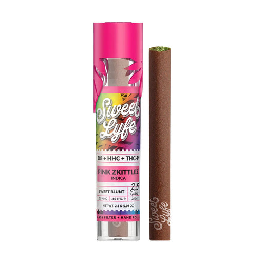 Sweet Blunt D8, HHC, THC - P - Pink Zkittlez (Indica) - Kannabliss Exotics