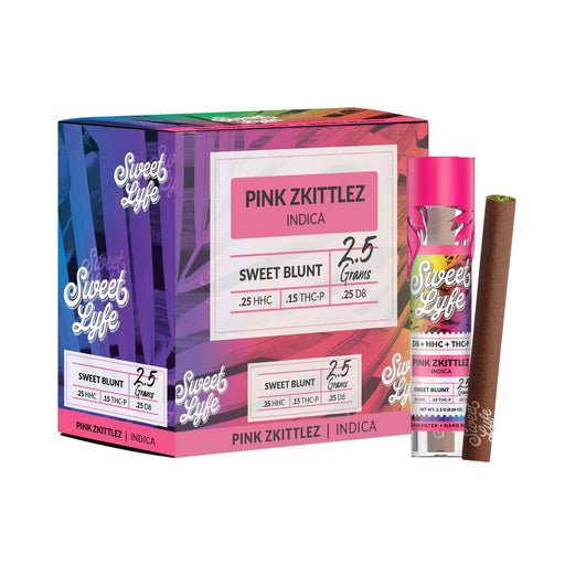 Sweet Blunt D8, HHC, THC - P - Pink Zkittlez (Indica) - Kannabliss Exotics