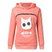 Women Hoodie Sweatshirt With Cat Pet Pocket Design Long Sleeve Sweater Cat Outfit - Kannabliss Exotics
