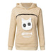 Women Hoodie Sweatshirt With Cat Pet Pocket Design Long Sleeve Sweater Cat Outfit - Kannabliss Exotics