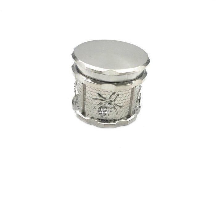Zinc Alloy Smoke Grinder With Drill Grid Four - Layer Smoke Grinder - Kannabliss Exotics